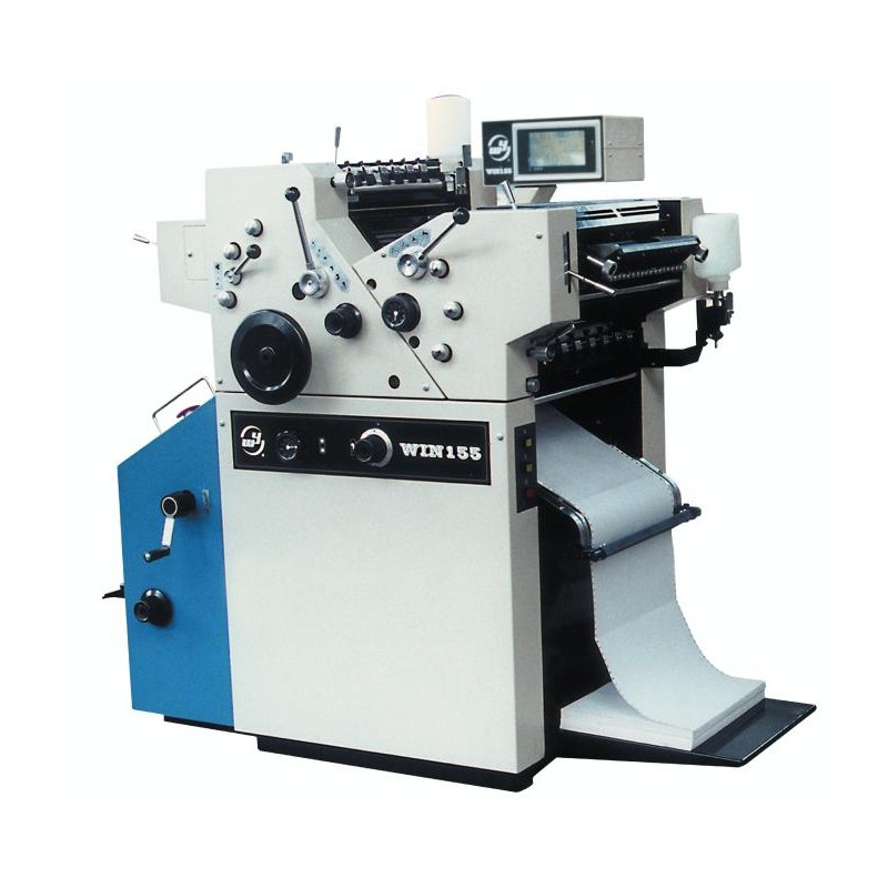 15,5 hazbeteko bi koloreko forma jarraitua inprimatzeko prentsa